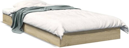 Sengeramme sonoma eik 90x200 cm konstruert tre 8721102599262