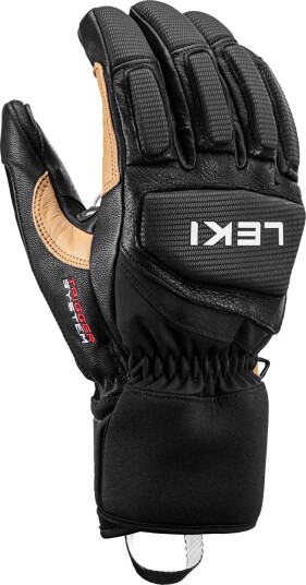 Leki Unisex Griffin Pro 3D Black-Tan 7.5
