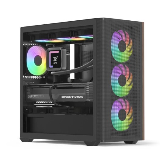 Aerocool D301A Mini Tower Black Wood ACCS MA03043.11 Aerocool D301A Mini Tower Black Wood ACCS MA03043.11