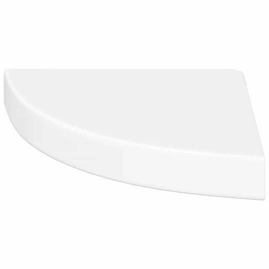 vidaXL Flytende vegghylle h?yglans hvit 25x25x3,8 cm MDF vidaXL Flytende vegghylle h?yglans hvit 25x25x3,8 cm MDF