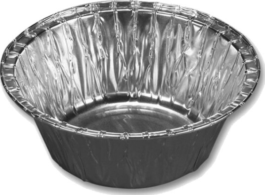 Foliebakke Plus Pack Rund Kapacitet 350 Ø 127 Højde 47 Aluminium Aluminium Pakke A 100 Stk 1 C
