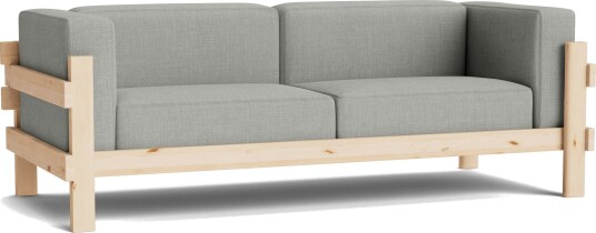 Normann Copenhagen Kube 3 Seter Sofa Pine / Remix 133 Normann Copenhagen Kube 3 Seter Sofa Pine / Remix 133