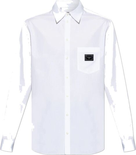 Dolce & Gabbana Herre Skjorter Hvit 2XL, Dolce & Gabbana Herre Skjorter Hvit 2XL,