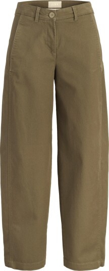 JJXX Jxhazel Kira Barrel Mw Pants Pnt Noos Khaki green L x 32