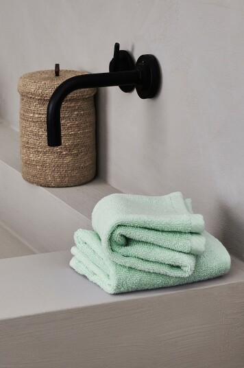 Ellos Home Håndkle Elise 2 pk 30x50 Grønn Ellos Home Håndkle Elise 2 pk 30x50 Grønn