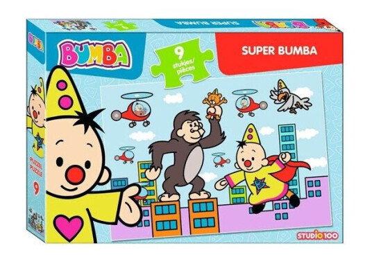 Studio 100 Bumba Puzzle Super Bumba 9st. Gulv