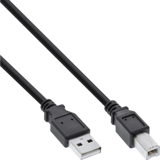 Inline 34557X 7 M Usb A Usb B Usb 2.0 Hankjønn/Hankjønn Svart