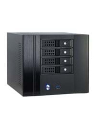 Inter-Tech IPC SC-4004 Mini-ITX Kabinett Svart med 2 USB-A porter
