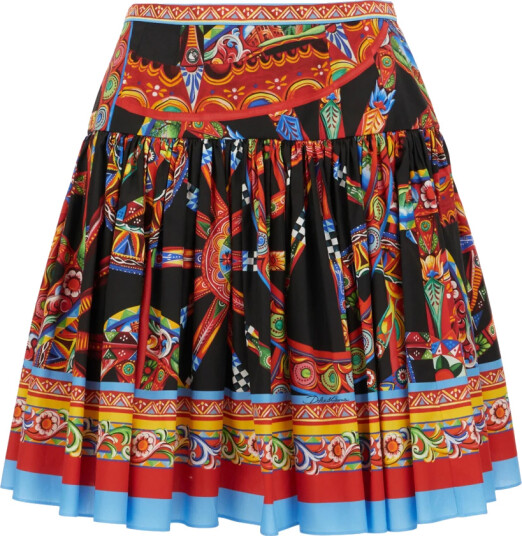 Dolce & Gabbana Dame Skjørt Flerfarget S,