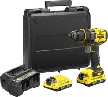 Stanley Tools Drillmaskin V20 SFMCD715C2K 18v 2x1.5ah Batterier Koffert Inkludert
