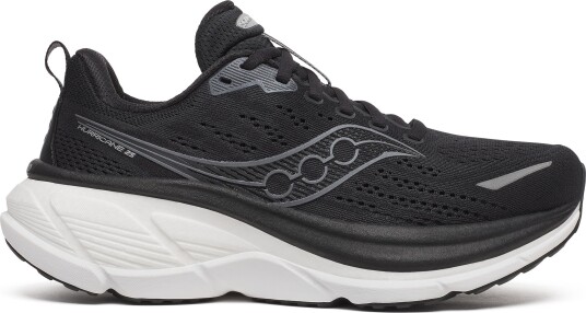 Saucony Women"s Hurricane 25 Black/white 40.5