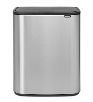 Bo Søppelbøtte Sølv 2x30 L