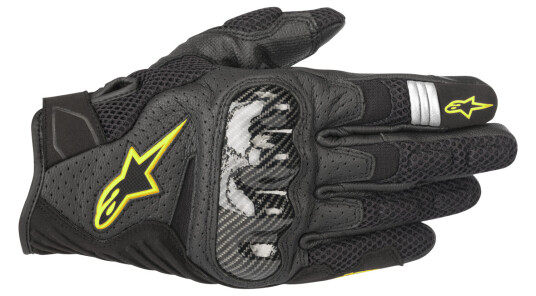Alpinestars MC-Hansker SMX-1 Air V2 Svart-FluoGul Alpinestars MC-Hansker SMX-1 Air V2 Svart-FluoGul