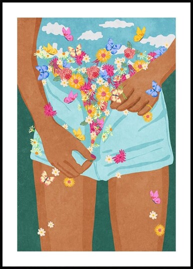 Flower Mood Plakat Plakat / 100x150cm