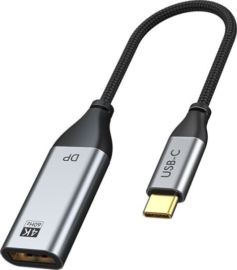 Cabletime Ct-C160-Pu31-Cmdp1-S0.15, 0,15 M, Thunderbolt 3, Displayport, Hankjønn, Hunkjønn, Rett