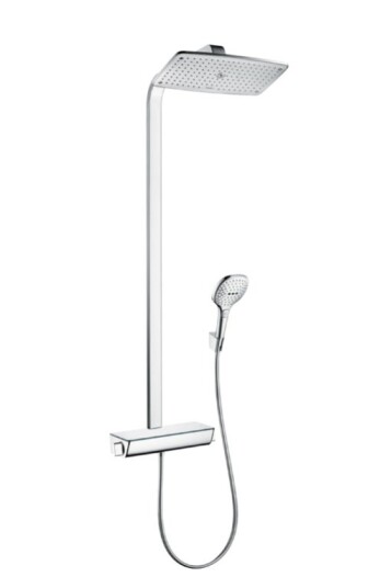 Hansgrohe Raindance E Showerpipe 360 1jet - Takdusjsett med termostat-Krom