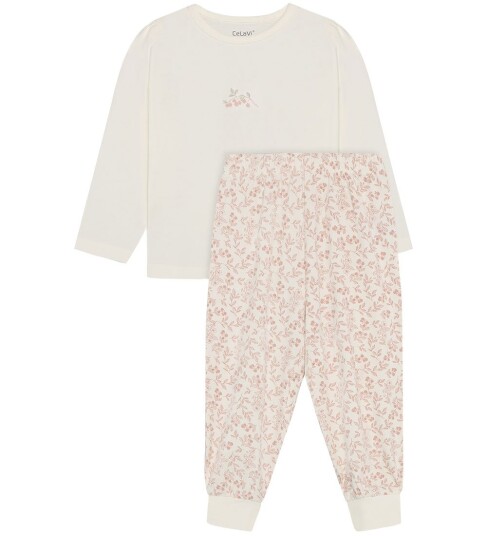CeLaVi Pyjamas W. Aop - Cream - 100