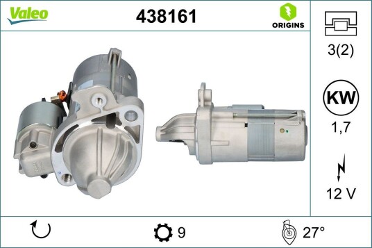 Starter VALEO 438161 Starter VALEO 438161