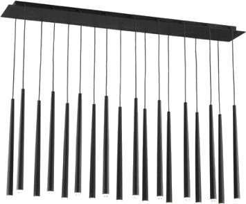 Ebell 2 Light Pendant Dark Bronze