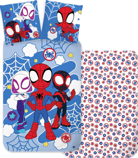 BrandMac Bed Linen Spidey 4661 - 140X200 60X63 Cm - Multi/patterned - 140X200.60X63CM