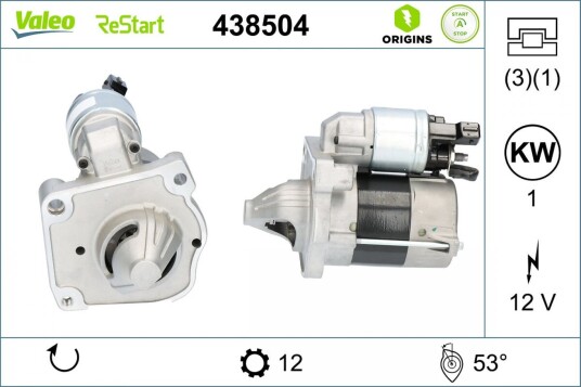 Starter VALEO 438504