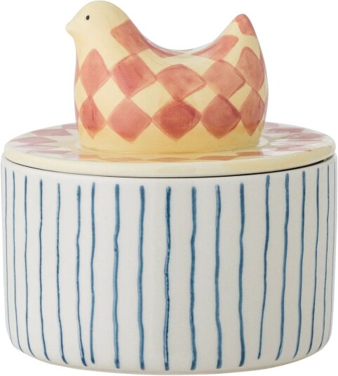Bloomingville Biona skål med lokk Ø11 cm Rose Bloomingville Biona skål med lokk Ø11 cm Rose
