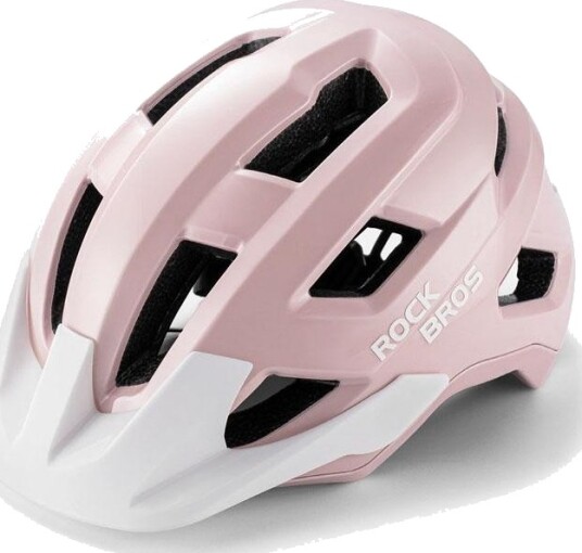 Rockbros LK-67 Junior Sykkelhjelm med Avtakbart Visir - 54-58cm - Rosa
