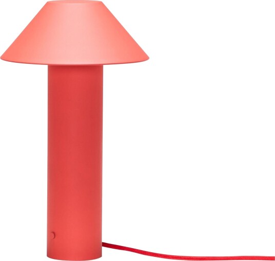 Hübsch Tower Bordlampe Rød Hübsch Tower Bordlampe Rød