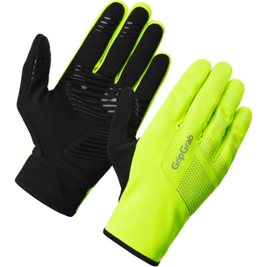 Gripgrab Unisec Gripgrab Ride 2 Windproof Spring-Autumn Gloves Yellow Hi-vis XXL Gripgrab Unisec Gripgrab Ride 2 Windproof Spring-Autumn Gloves Yellow Hi-vis XXL