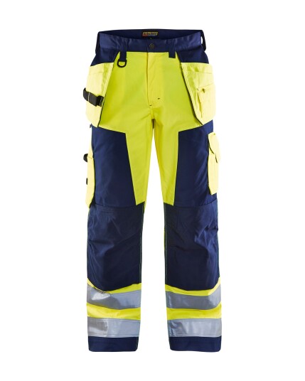 Blakläder Handverksbukse Varsel Gul Marinebla D128 Blakläder Handverksbukse Varsel Gul Marinebla D128