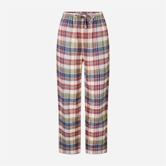 Plaid Flannel Pyjama Pant Red Multi Plaid