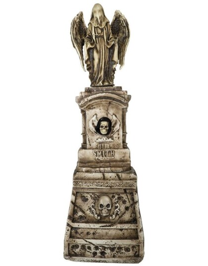 Joker Kjempestor Engel Statue med Animert Hodeskalle 172 cm