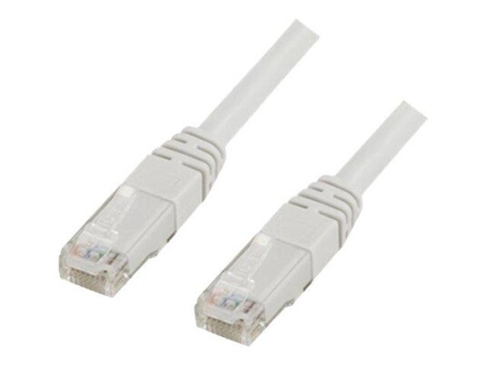 Deltaco Cat6 50m U/UTP Nettverkskabel RJ-45 Hvit