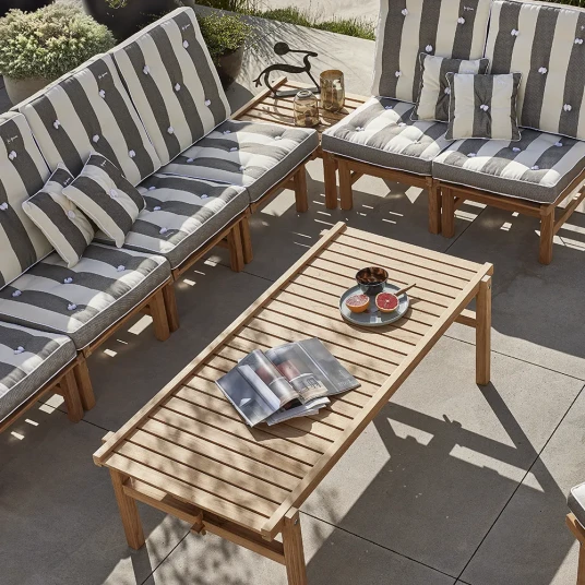 Fri Form Sofa 3 Seters teak