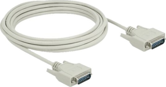 Delock Seriell Kabel 15 Pin D Sub Db 15 Hann Til 15 Pin D Sub Db 15 Hann 5 M Tommelskruer Beige