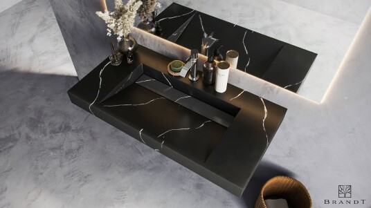 Brandt EDGE Vegghengt 90 cm Astral Black Brandt EDGE Vegghengt 90 cm Astral Black
