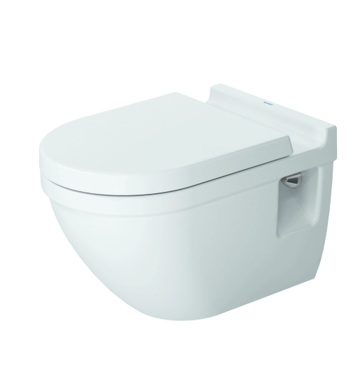 Duravit Starck 3 Vegghengt toalett 365x540 mm, Hvit med HygieneGlaze Duravit Starck 3 Vegghengt toalett 365x540 mm, Hvit med HygieneGlaze