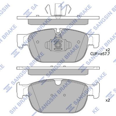 Bremseklosser Hi-Q SP4024