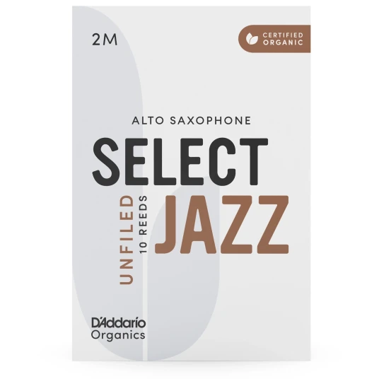 D'Addario Woodwinds Orrs10asx2m 10-Pk 2m Org. Select Jazz Un-Filed Alt-Sax