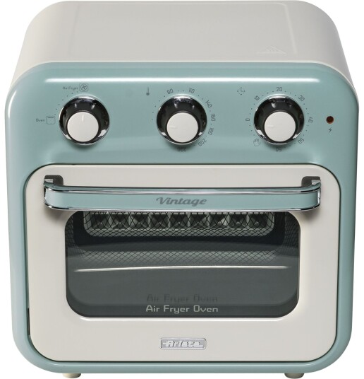 Ariete Vintage Mini Airfryer med 16L Kapasitet - Blå Ariete Vintage Mini Airfryer med 16L Kapasitet - Blå