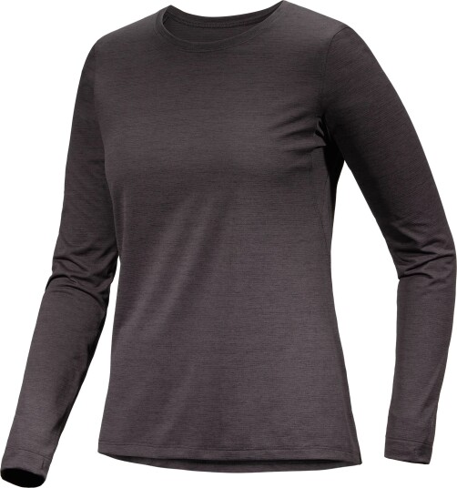 Arc'teryx Women's Taema Crew LS M, Black Heather
