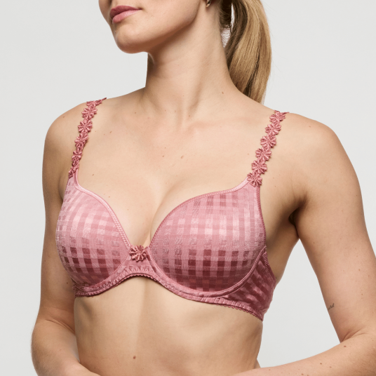 Marie Jo BH Avero Heart Shaped Padded Bra CL1 Rosa Mønster B 75 Dame