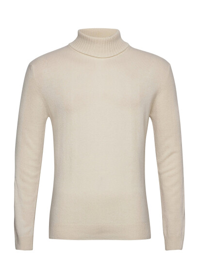 Oscar Jacobson Salim Rollneck - Cream - XXL