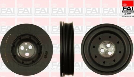 FAI AutoParts FVD1018 Remskive, veivaksel FAI AutoParts FVD1018 Remskive, veivaksel