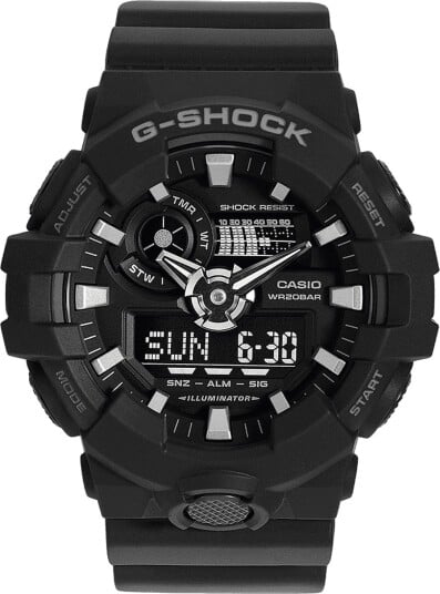 Casio G-Shock GA-700-1BER - Herre - 53 mm - Digitalt - Kvarts urverk - Mineralglas Casio G-Shock GA-700-1BER - Herre - 53 mm - Digitalt - Kvarts urverk - Mineralglas