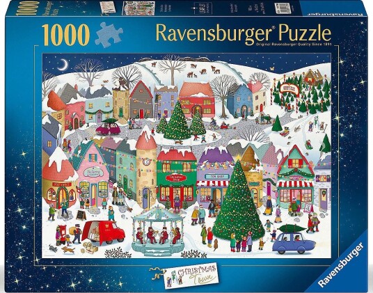 Ravensburger Christmas Town 1000P Multi/patterned ONE SIZE Ravensburger Christmas Town 1000P Multi/patterned ONE SIZE