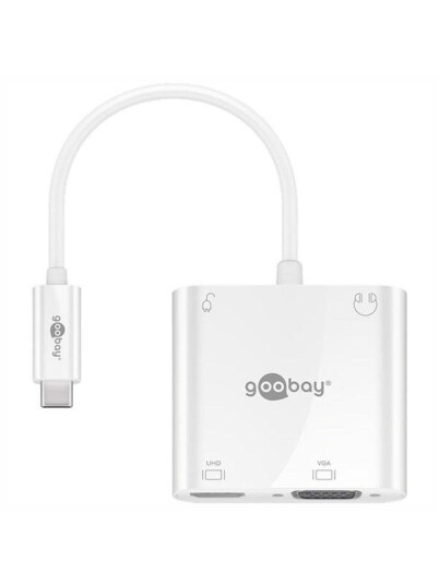 Goobay USB-C multiport adapter HDMI + VGA + PD 100 W 1