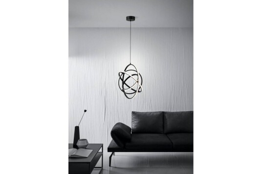 Takpendel Eglo Retornio Svart/Hvit 58 cm 58 cm