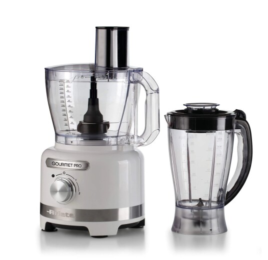Ariete Standmixer Foodprocessor med Blender 1000W 3 Hastigheter Hvit