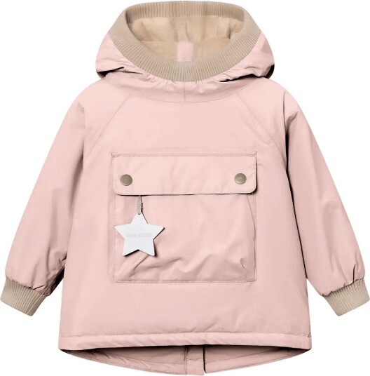 MINI A TURE Matbabywen Fleece Lined Winter Anorak. Grs ADOBE ROSE 80